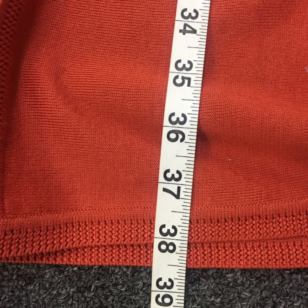 Peruvian Connection Rust/Orange Knit Midi Dress - image 7